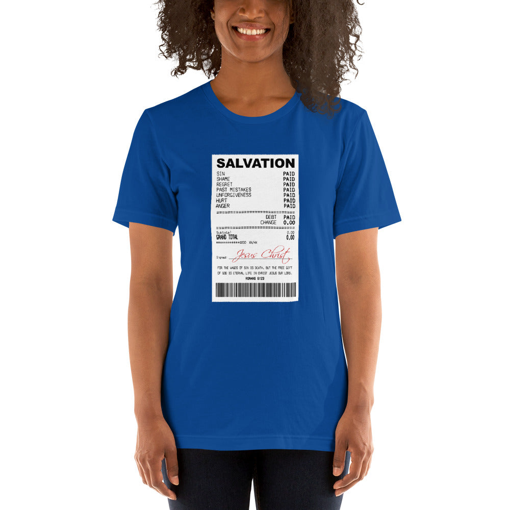 Salvation Receipt - Unisex